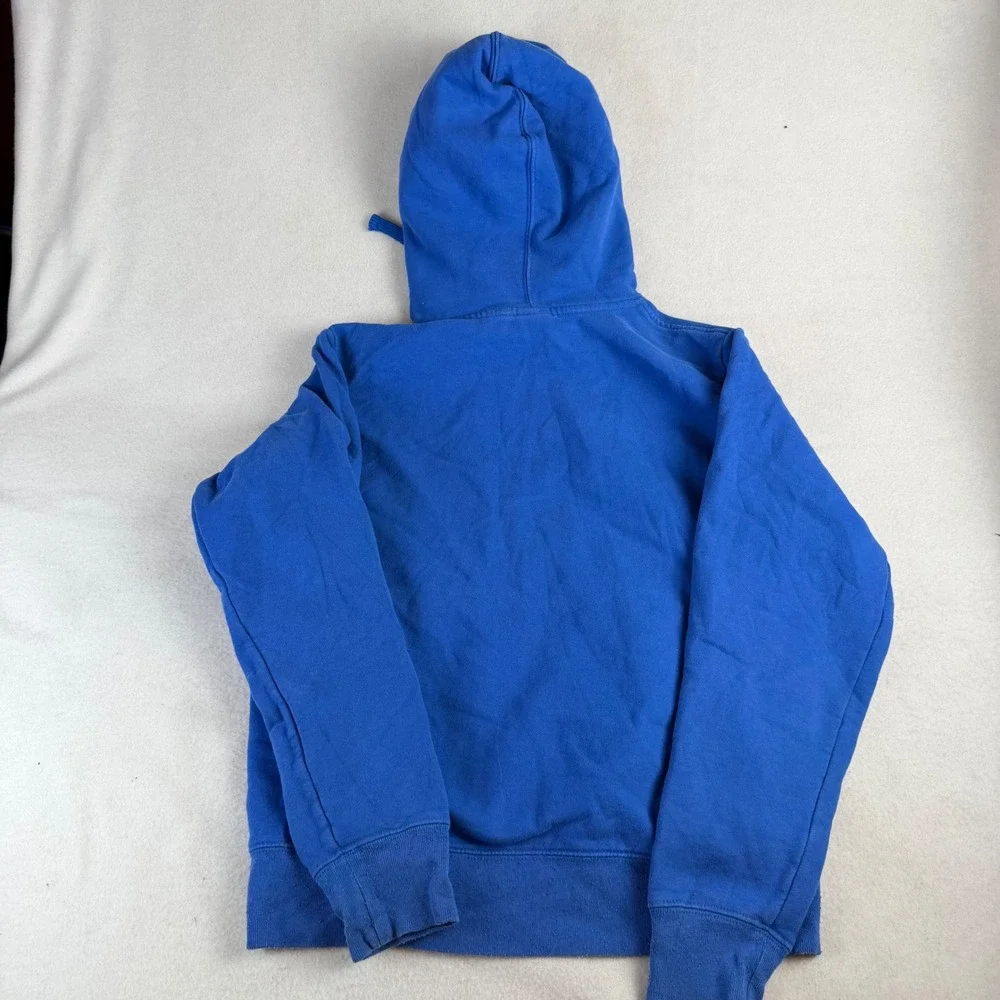 The North Face Mens Blue Half Dome Logo Pullover Hoodie Sweatshirt Small